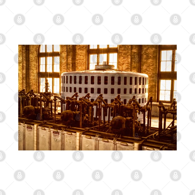 Historic Niagara Power Plant Generator 5 by Robert Alsop