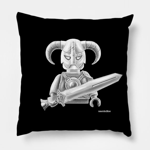 The Dragonborn Pillow by newmindflow