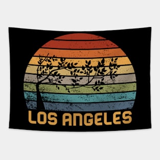 Sunset in Los Angeles Tapestry