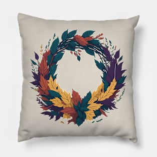 Floral Wreath Pillow