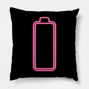 Pink Neon Battery empty...Tired Pillow