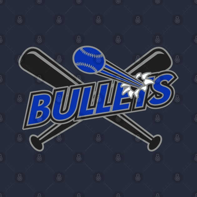 Bullets Baseball Logo by DavesTees