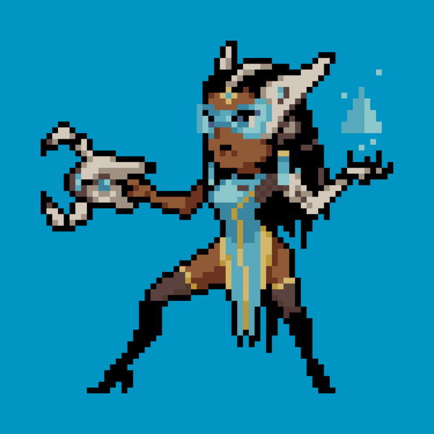 Overwatch - 16-Bit Symmetra by wyckedguitarist