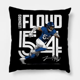 leonard floyd run Pillow