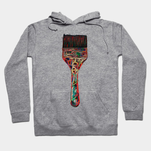 Paint Brush Up Painting Hoodie Teepublic