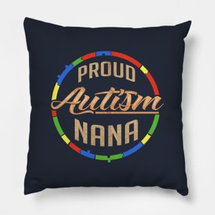 Proud Autism Nana Pillow