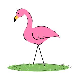 Lawn Flamingo T-Shirt