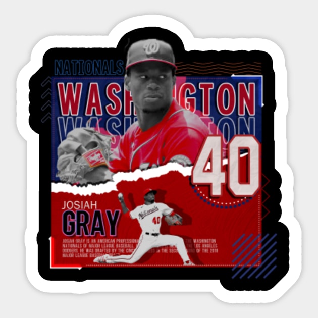 MLB, Shirts, Washington Nationals Josiah Gray Poster