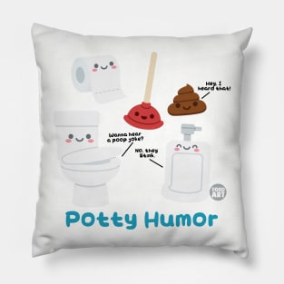 POTTY HUMOR Pillow