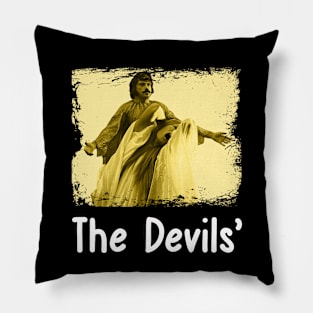 Fiery Fashion Statements Devil Movie Apparel That Commands Attention Pillow