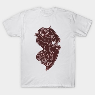 Jersey Devil graphic t-shirt. Printed on a Gildan