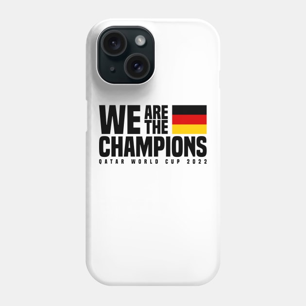 Qatar World Cup Champions 2022 - Germany Phone Case by Den Vector