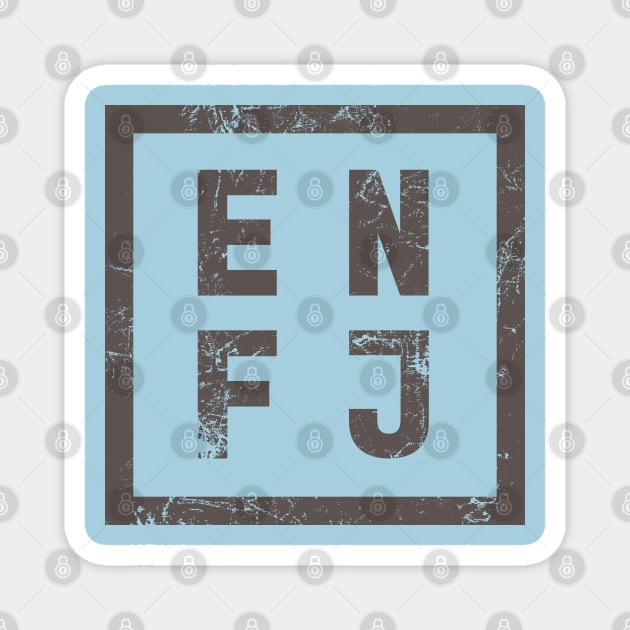 ENFJ Extrovert Personality Type Magnet by Commykaze