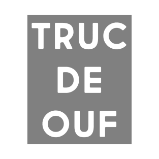 Truc de ouf (grey & white) T-Shirt