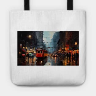 painted city Tote