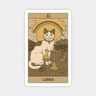 Libra Cat Magnet