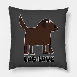 Lab love Pillow