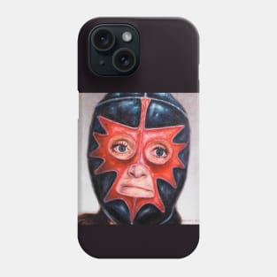 Chrystia: Wrestling Mask Portrait Phone Case