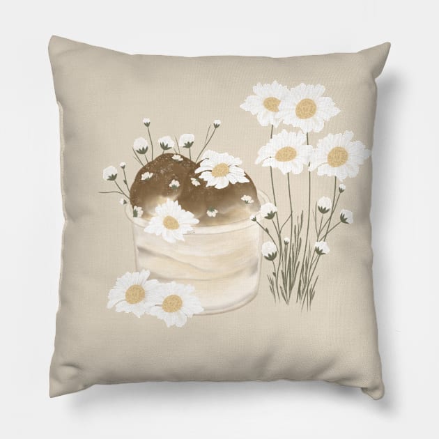 Discovering the Magic of Ice Cream and Flower Pillow by Ryel Art