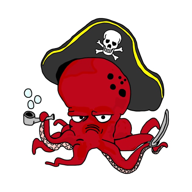 Pirate Octopus by imphavok