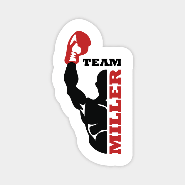 Team Miller Boxing Logo Magnet by Miller's Kenpo Karate Dojo