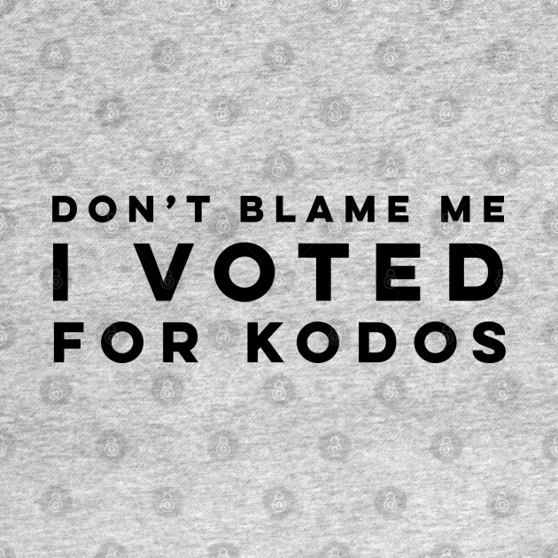 Discover Don't Blame Me, I Voted for Kodos - Simpsons - T-Shirt