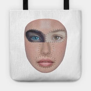 Stitched Face Tote