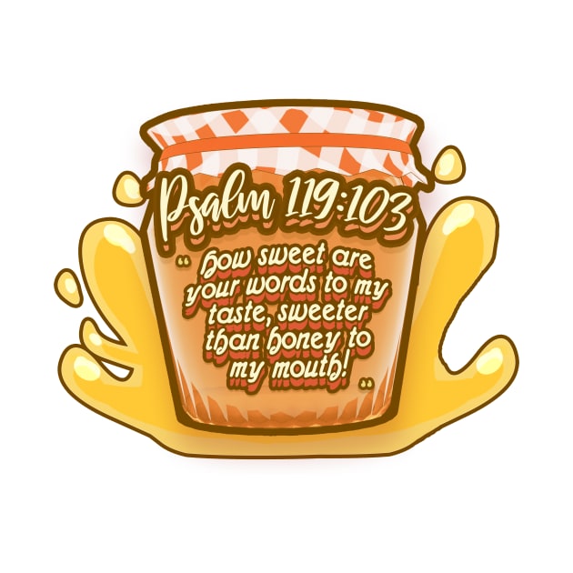 Bible Verse Honey by VelvepeachShop