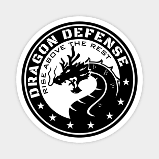 Dragon Defense Black Logo T-Shirt | Veteran Owned Magnet