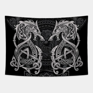 Fighting Fenrir Gray Tapestry