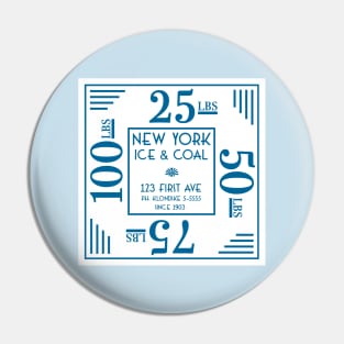 New York Ice & Coal Pin