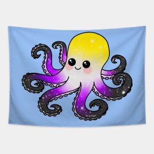 Enby Octopus Tapestry