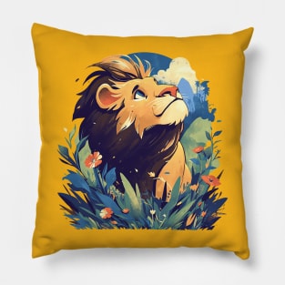 cartoon lion Pillow