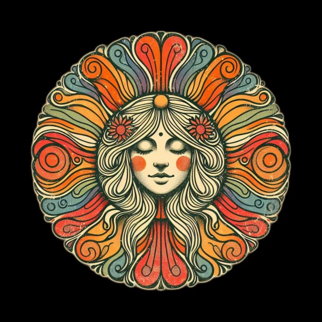 hippie psychedelic spiritual mandala by Anthony88