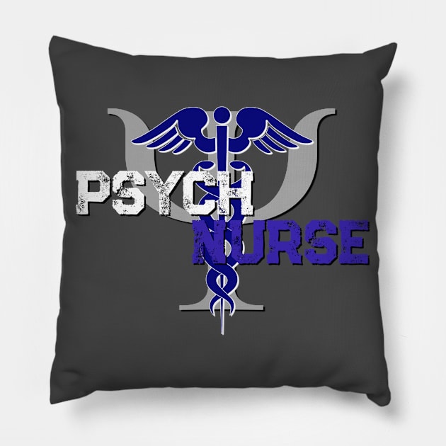 Psych nurse Pillow by Spearhead Ink