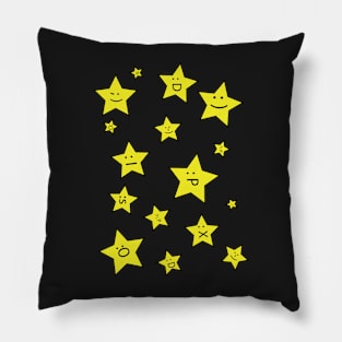 Emoticon Star Pillow