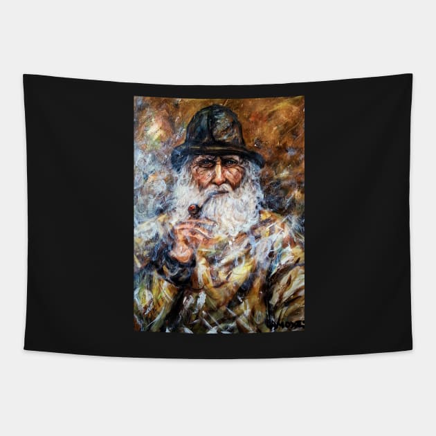 The Acadian fisherman 1 Tapestry by amoxes
