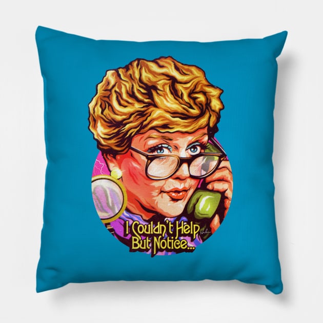 I Couldn't Help But Notice... Pillow by nordacious