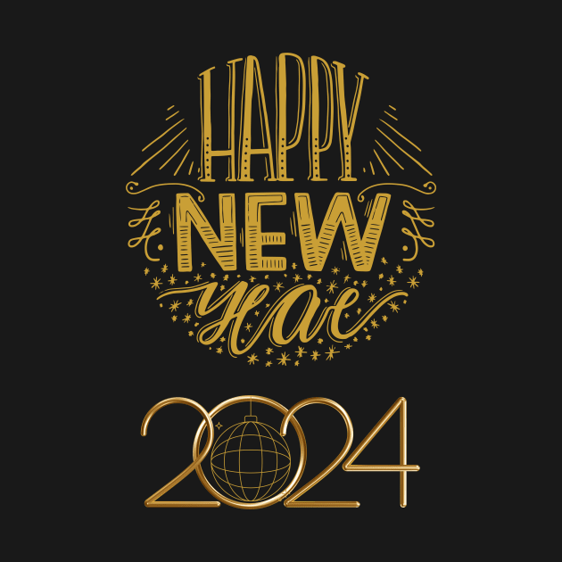 Heppy new year 2024 by logo desang