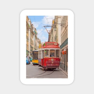 "eléctrico" . Lisbon tram Magnet