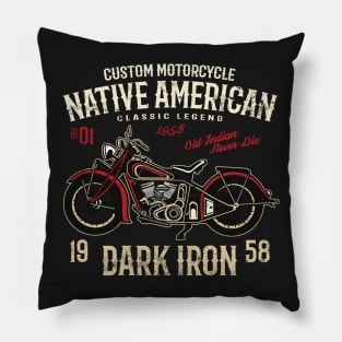 American Motorcycle Pillow