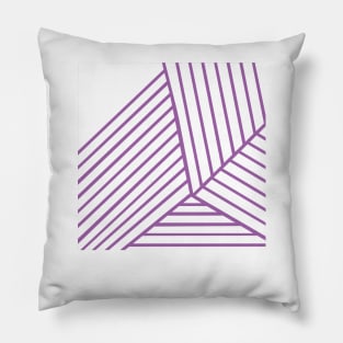 Geo Zoom Amethyst Pillow