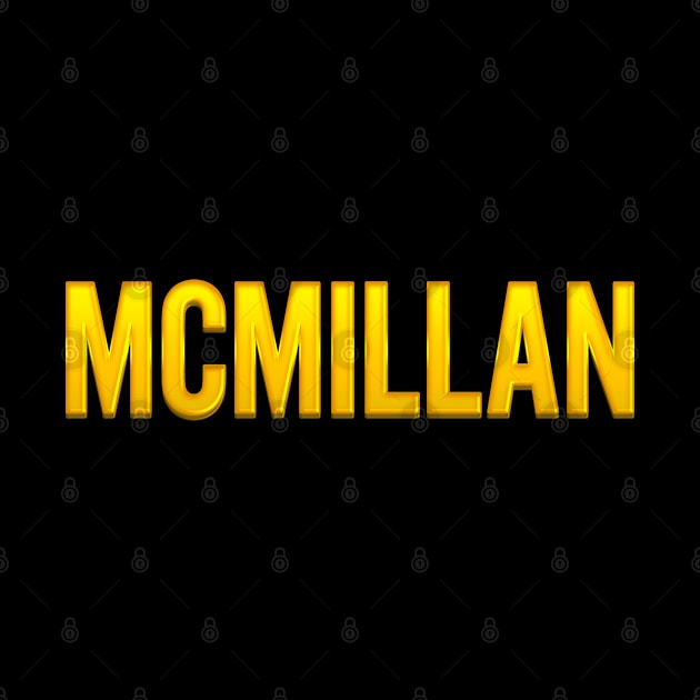 McMillan Family Name by xesed