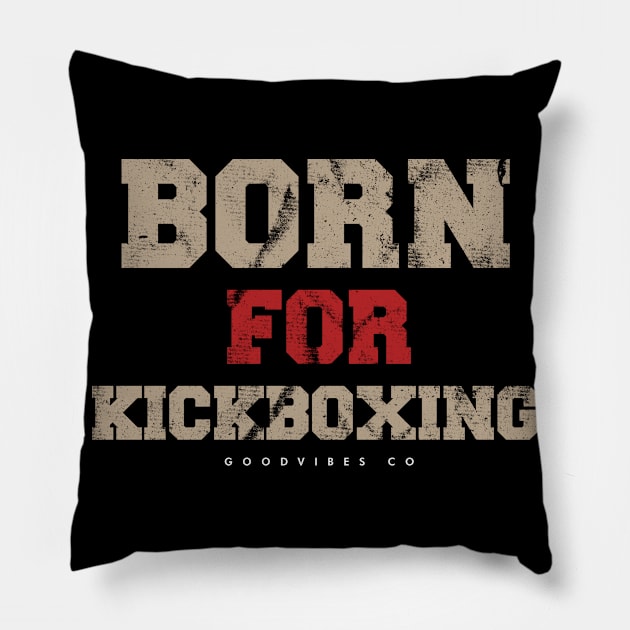 Kickboxing sport Pillow by SerenityByAlex