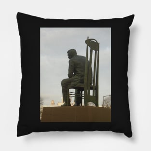 Charles Rennie Mackintosh Statue (1) Pillow