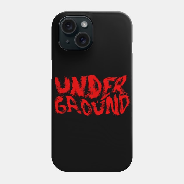 Under Ground Tees Phone Case by ElzeroStudio