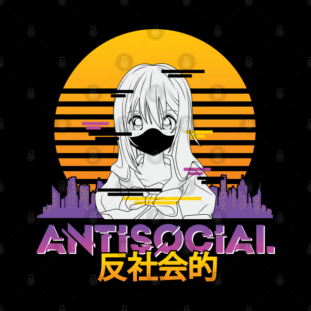 Vaporware Aesthetic Anti Social Anime by aneisha