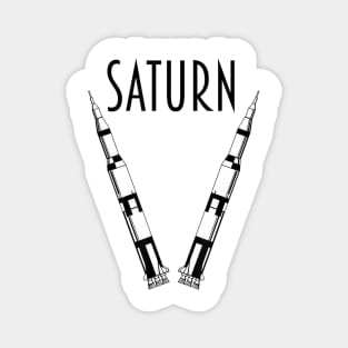 Apollo 11 Saturn V Moon Rockets Magnet