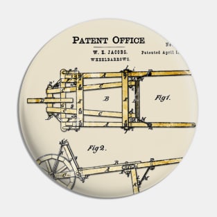 Wheelbarrow - US Patent Application Pin