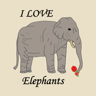 I love elephants T-Shirt